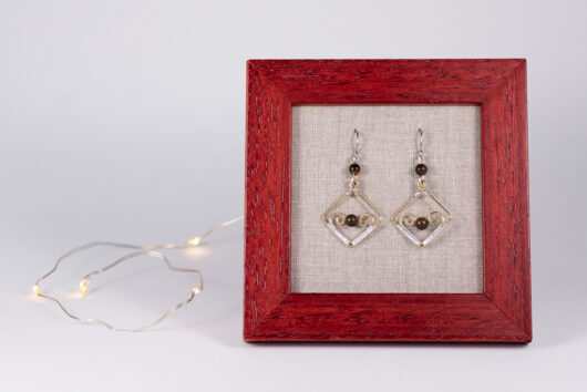 Earrings - brass - Image 3
