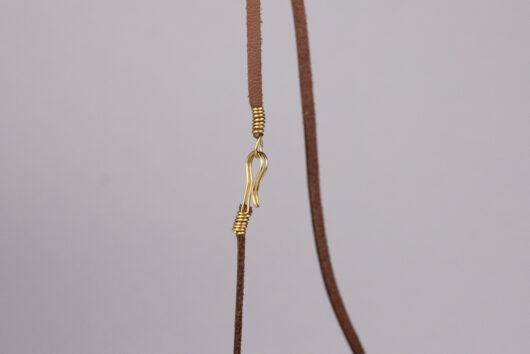 Fox pendant - brass - Image 3
